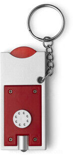 Key holder with coin (€0.50 size) 4. picture