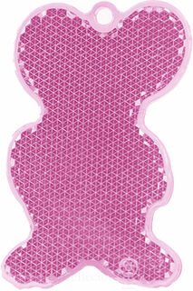 Reflector mouse 43x68mm pink